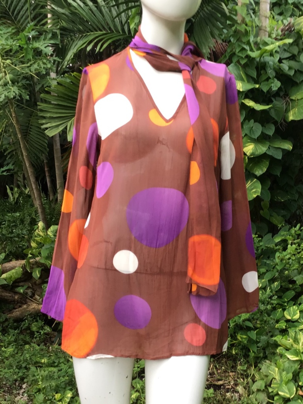 Vintage silk blouse Italian